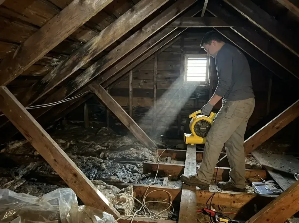 attic-water-damage-drying-proc-007 — frequently asked questions, Emergency Water Extraction & 24/7 Flood Response in Tularos…